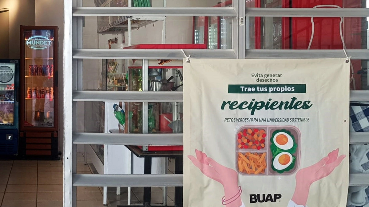 En la BUAP con “Trae tu propio recipiente” buscan reducir desechos de un solo uso