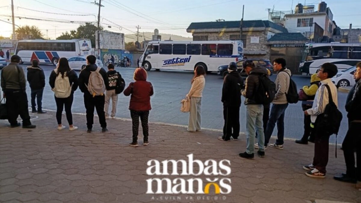 Minuto a minuto del paro del transporte público en Puebla  