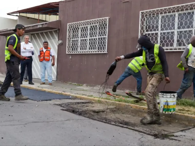 Avanza Gobierno de Pepe Chedraui con la Campaña Capitalina Bacheando Puebla