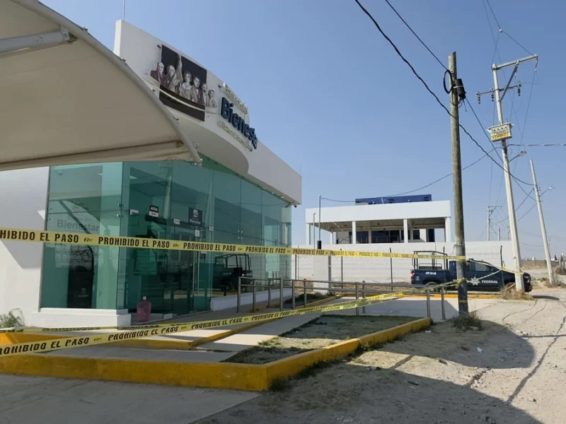 Roban dinero en efectivo del banco Bienestar en San Andrés Cholula   