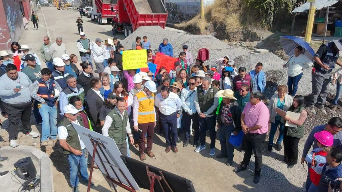 Rehabilitación de vialidad Camino Viejo a Balcones beneficiará a seis colonias de Puebla 