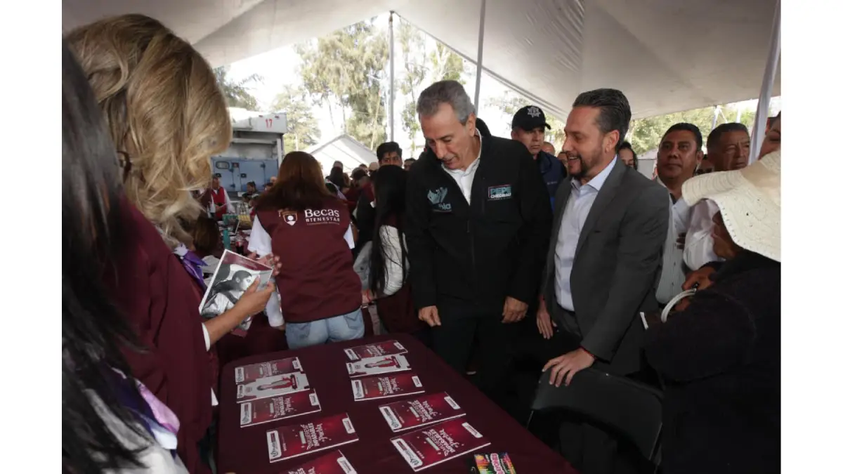 Encabeza Pepe Chedraui esfuerzos con la Federación y el Estado para la primera Feria por la Paz en San Francisco Totimehuacan