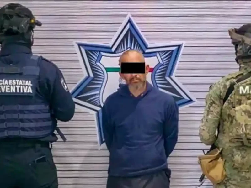 Interno que se fugó del Cereso de San Pedro Cholula durante su detención.