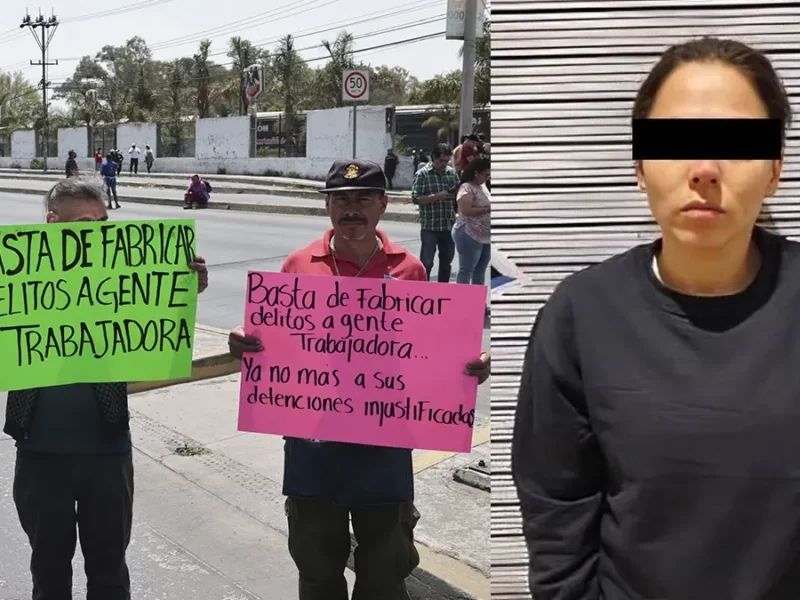 Locatarios del mercado Morelos protestan tras detención de “La Güera”, operadora de la Familia Michoacana 