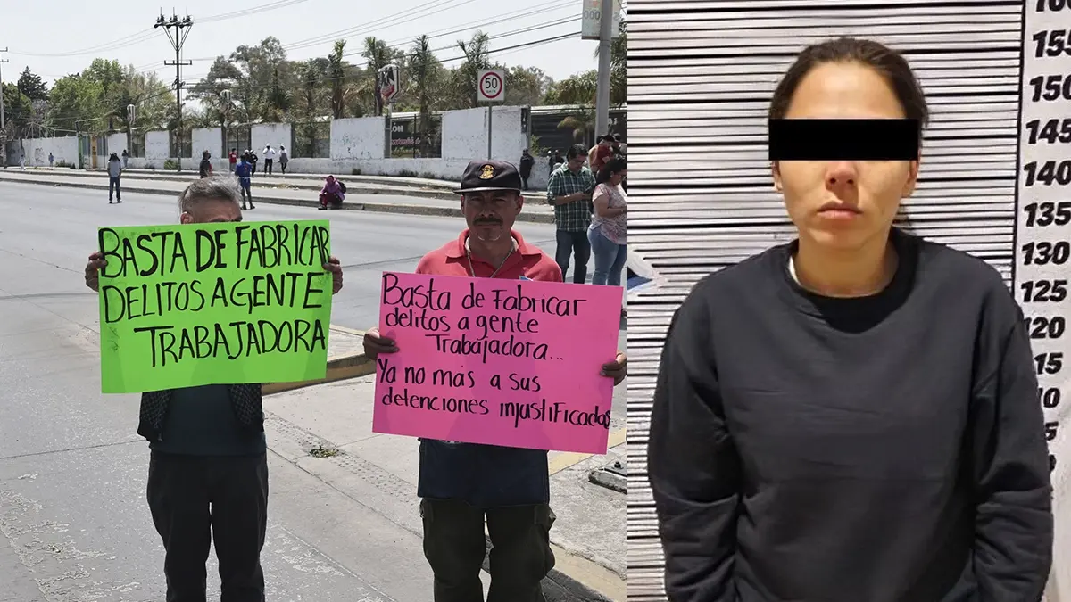 Locatarios del mercado Morelos protestan tras detención de “La Güera”, operadora de la Familia Michoacana 