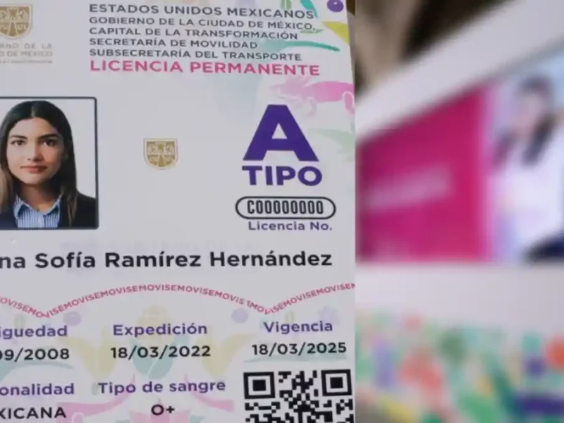 Licencia permanente en la CDMX.
