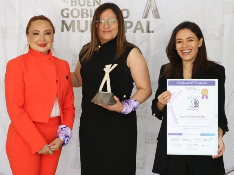 Ayuntamiento de Puebla recibe el Premio Nacional al Buen Gobierno Municipal 