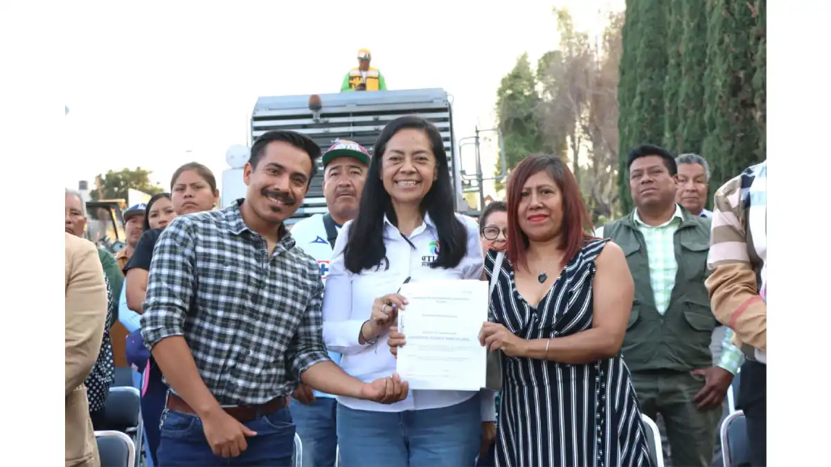 Ariadna Ayala arranca obra integral que trasformará el boulevard ferrocarriles en Atlixco