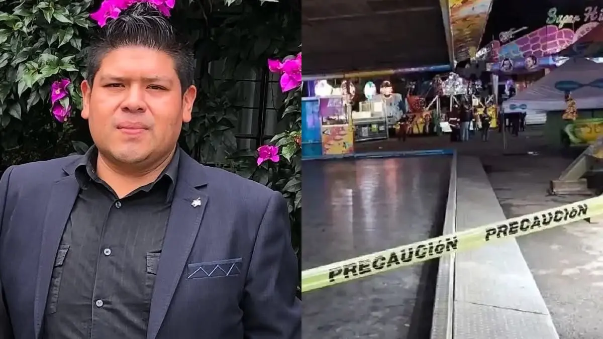 Rosalino es el hombre que murió al caer de un juego mecánico en Huauchinango por favor