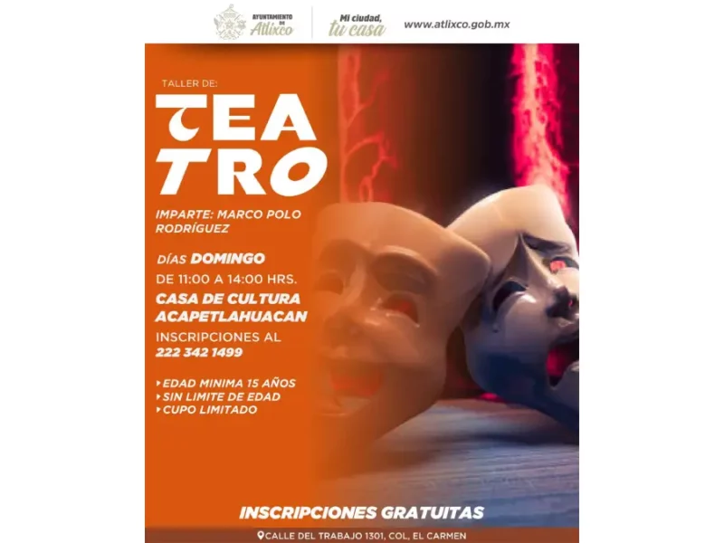 Arianda Ayala continúa impulsando el talento local con los talleres "Sembrando arte en Atlixco 2026"