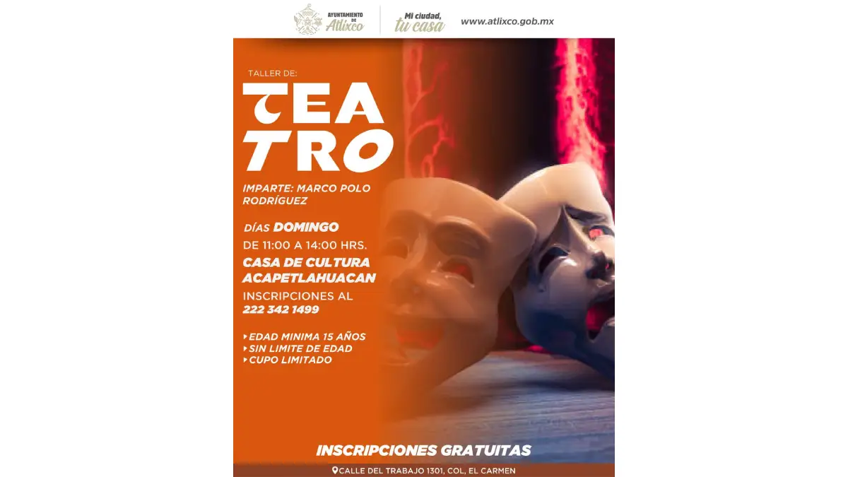 Arianda Ayala continúa impulsando el talento local con los talleres "Sembrando arte en Atlixco 2026"