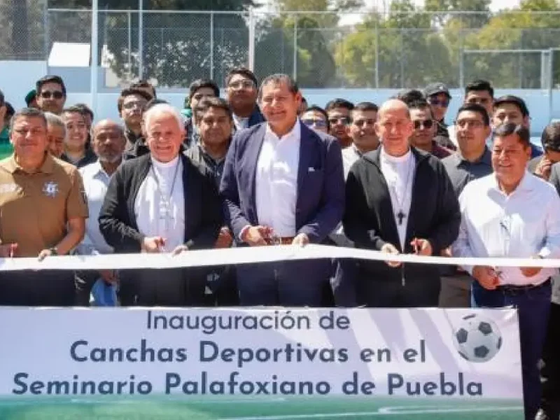 Gobierno Estatal impulsa deporte y Obra Comunitaria en Seminario Palafoxiano
