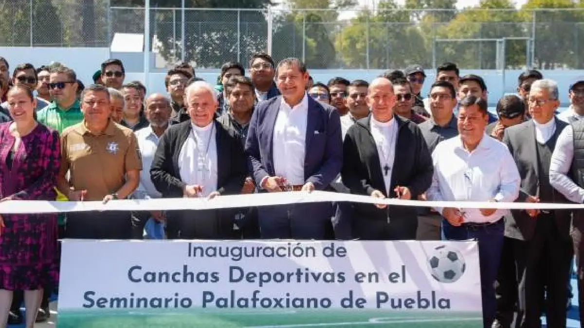 Gobierno Estatal impulsa deporte y Obra Comunitaria en Seminario Palafoxiano