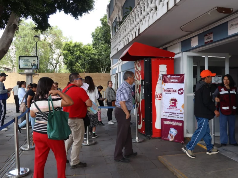 Horarios de los módulos de cobro y atención de servicios en Puebla capital este lunes 