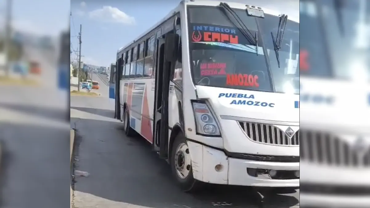 Balean a pasajero durante asalto a la ruta Amozoc en el entronque de Amalucan