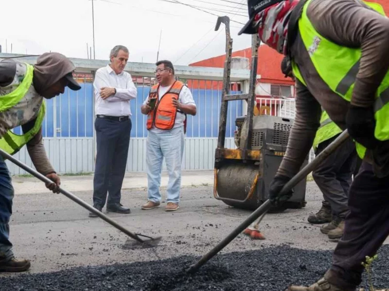 Continúa campaña Bacheando Puebla 2026 con recursos por 49 mdp 