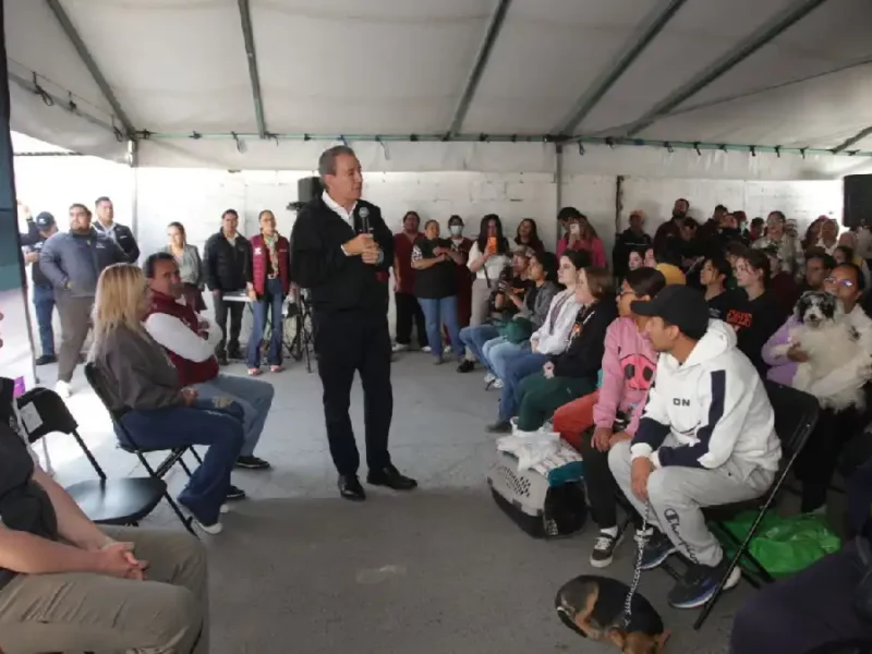 Encabeza Pepe Chedraui jornada de bienestar animal en la Inspectoría de Guadalupe Hidalgo