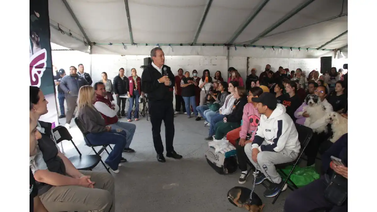 Encabeza Pepe Chedraui jornada de bienestar animal en la Inspectoría de Guadalupe Hidalgo