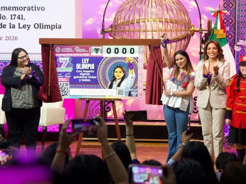 Conmemoran a la activista poblana Olimpia Coral en billete de la Lotería Nacional  