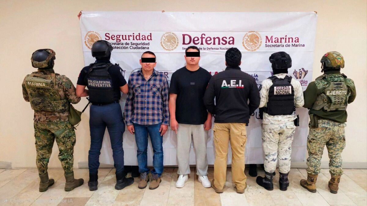 Caen dos presuntos cobradores del CJNG en San Matías Tlalancaleca