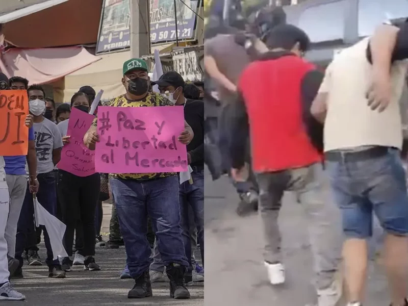 Comerciantes del mercado Morelos despiertan y van contra extorsionadores: SSP detuvo a 16 más