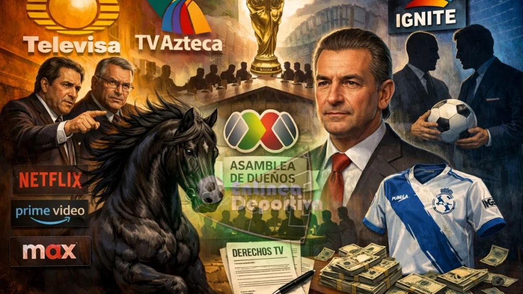 Asamblea de Dueños, Derechos de TV, el CABALLO NEGRO que viene de España y el no tan claro Grupo IGNITE y su CODICIA por la FRANJA... es la nueva columna de Pepe Hanan.