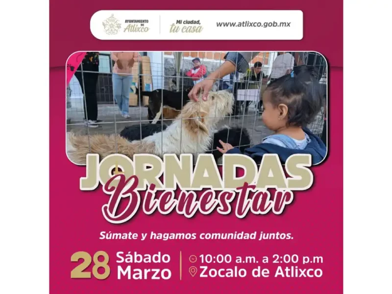 Ariadna Ayala continúa impulsando jornadas de bienestar en Atlixco