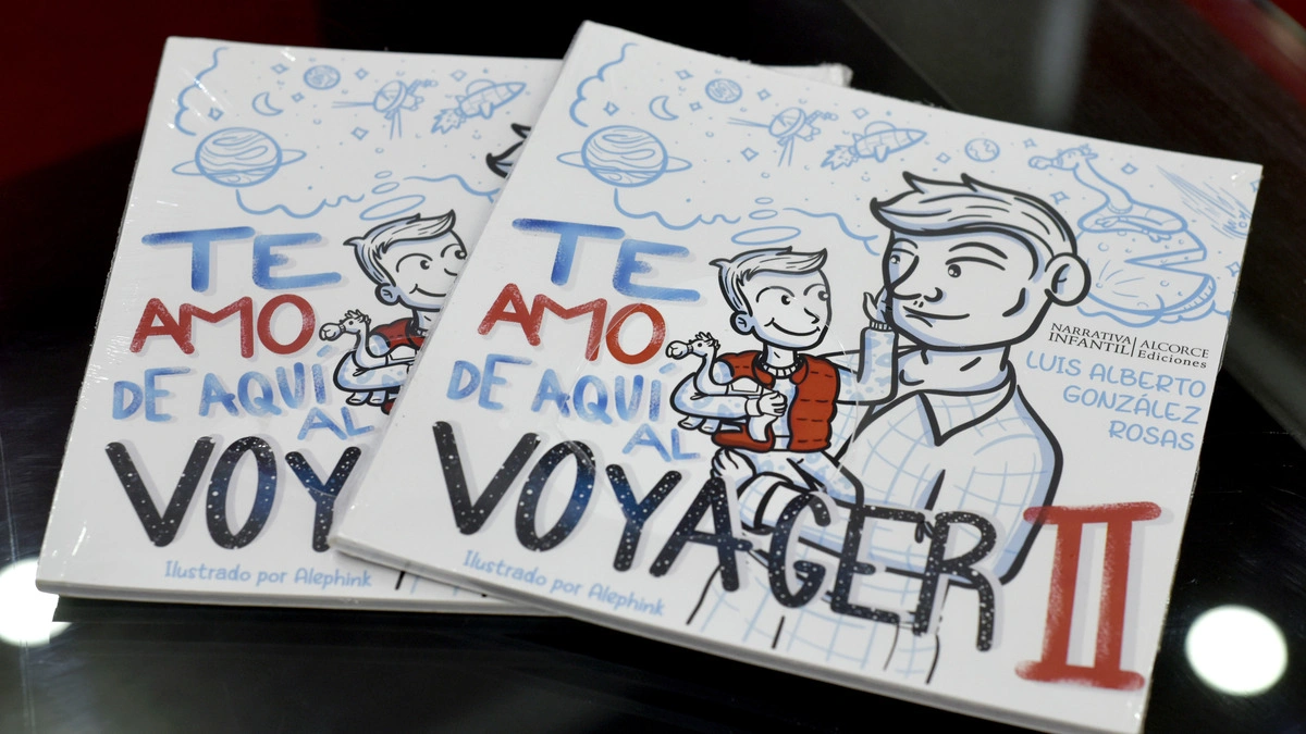 Presentan en la BUAP el libro Te amo de aquí al Voyager II