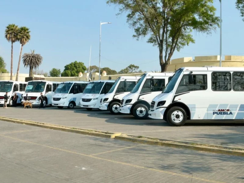 Estas rutas de Puebla estrenarán camiones nuevos con apoyo de Armenta