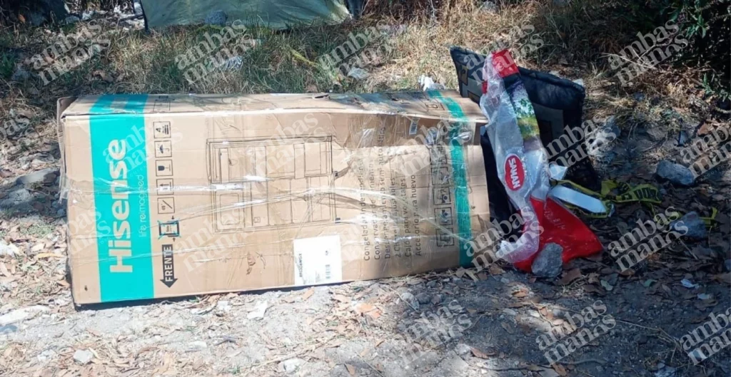 La mujer hallada muerta en una caja de refrigerador en San Aparicio tiene aproximadamente 35 años. 