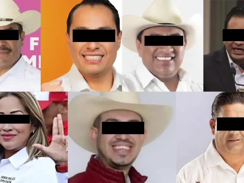 Partidos postularon a estos presuntos delincuentes en Puebla durante 2024