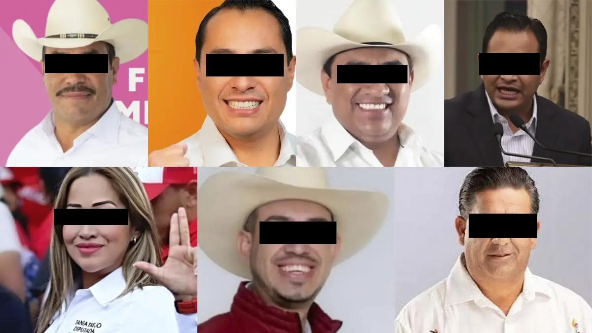 Partidos postularon a estos presuntos delincuentes en Puebla durante 2024
