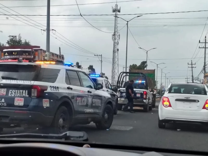 Durante persecución en Juan C. Bonilla detienen a hombre que agredió a una mujer 