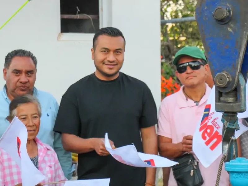 Roberto Solís inicia plan hídrico 2026 en Huejotzingo; comienza trabajos de rehabilitación en el pozo "El Pirul"