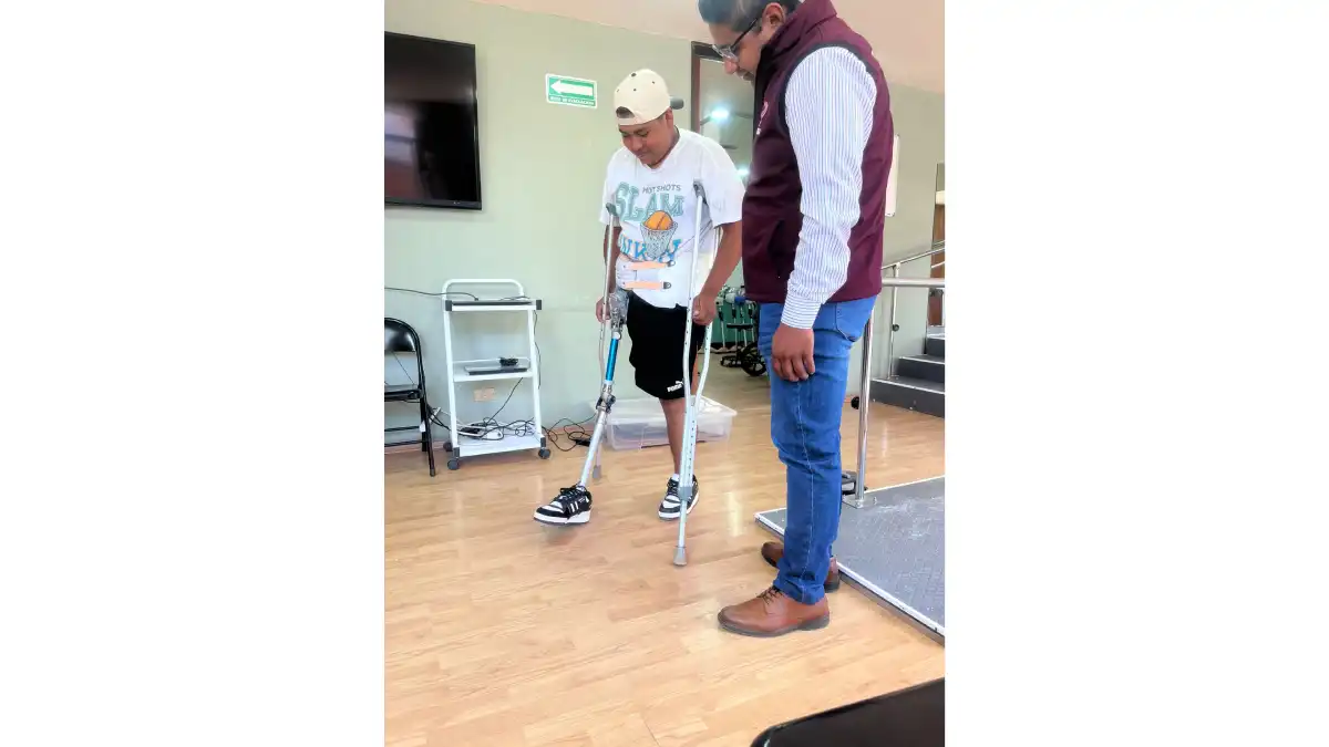 Diego y don Ranulfo reciben sus primeras prótesis tras gestión de Shamy Spezia