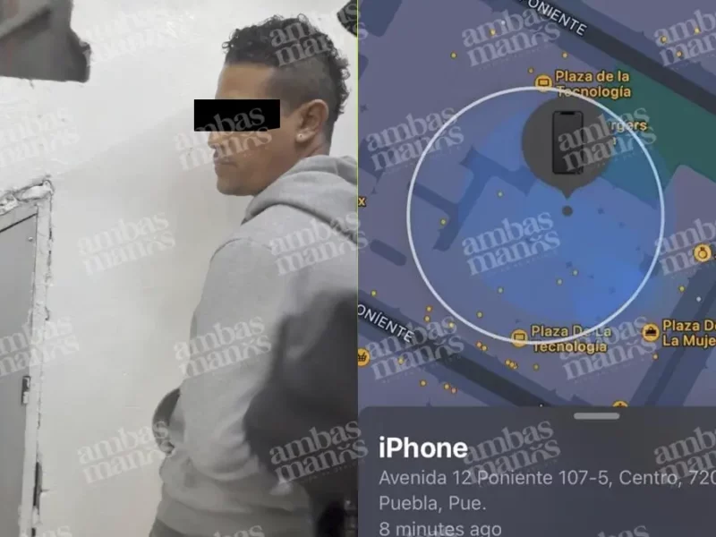 Le roban su celular en la ruta Azteca y lo recupera en la Plaza de la Tecnología