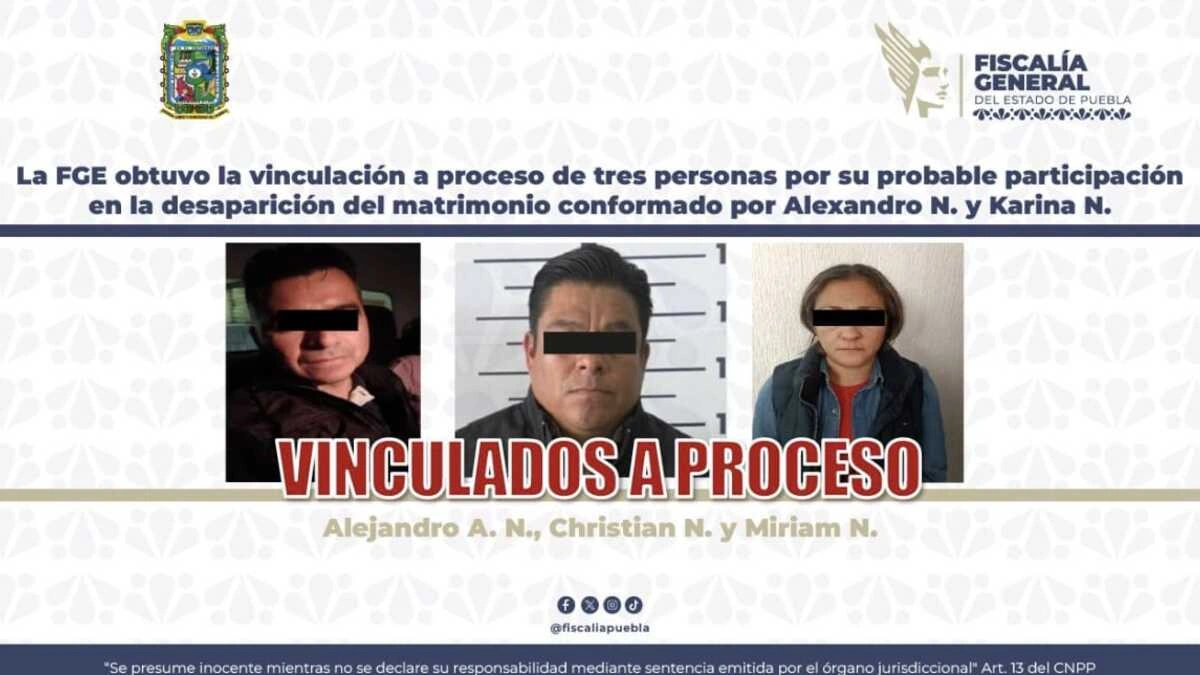 Vinculan a proceso a los cinco detenidos por homicidio de los Tello Ruiz