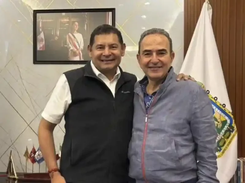 Se reúne Alejandro Armenta con Jorge Estefan Chidiac.