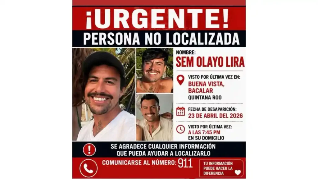 Ficha de búsqueda de Sem Olayo Lira.