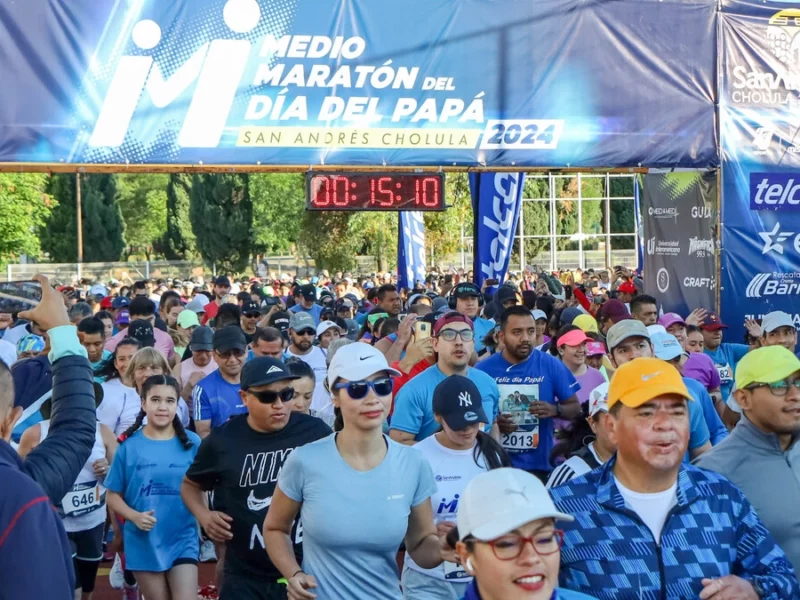 Abren Medio Maratón del Día del Padre 2026 en San Andrés Cholula 