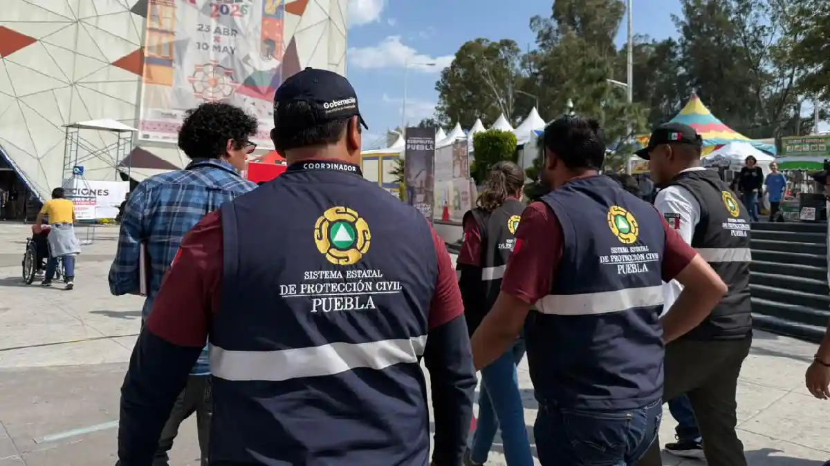 Mantiene Protección Civil acciones preventivas en la Feria de Puebla 2026.