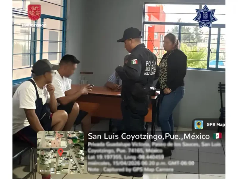 SSC de Huejotzingo frustra posible robo tras cita por Facebook