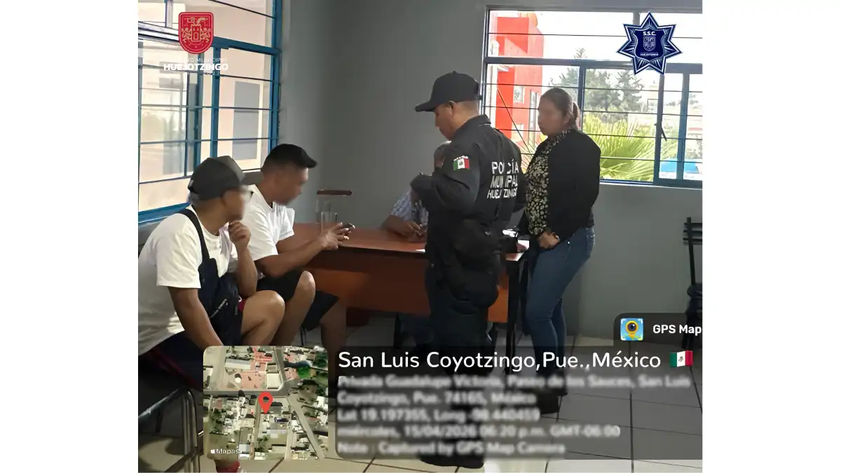 SSC de Huejotzingo frustra posible robo tras cita por Facebook