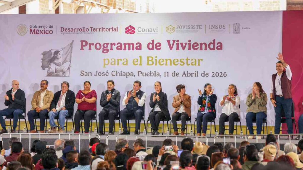 Sheinbaum y Armenta impulsan en San José Chiapa un futuro sustentable con vivienda y economía circular.