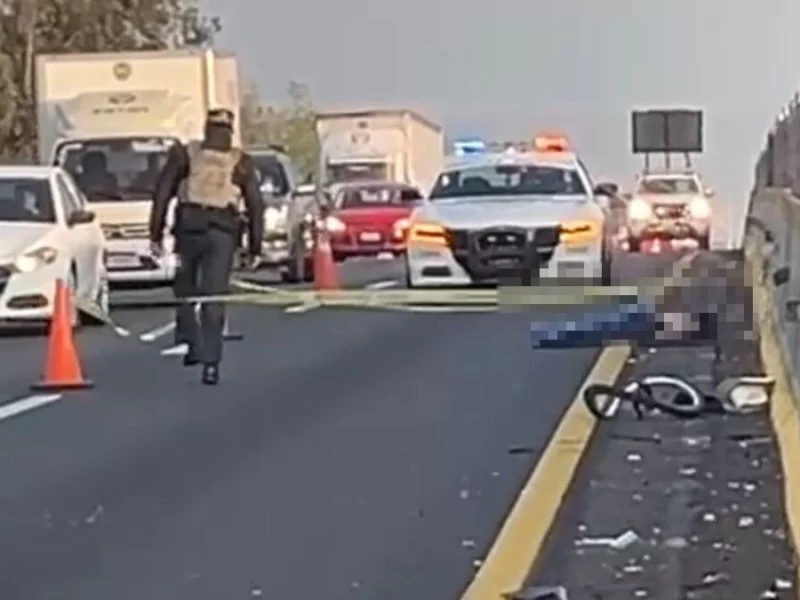 Muere ciclista arrollado en la autopista México-Puebla 