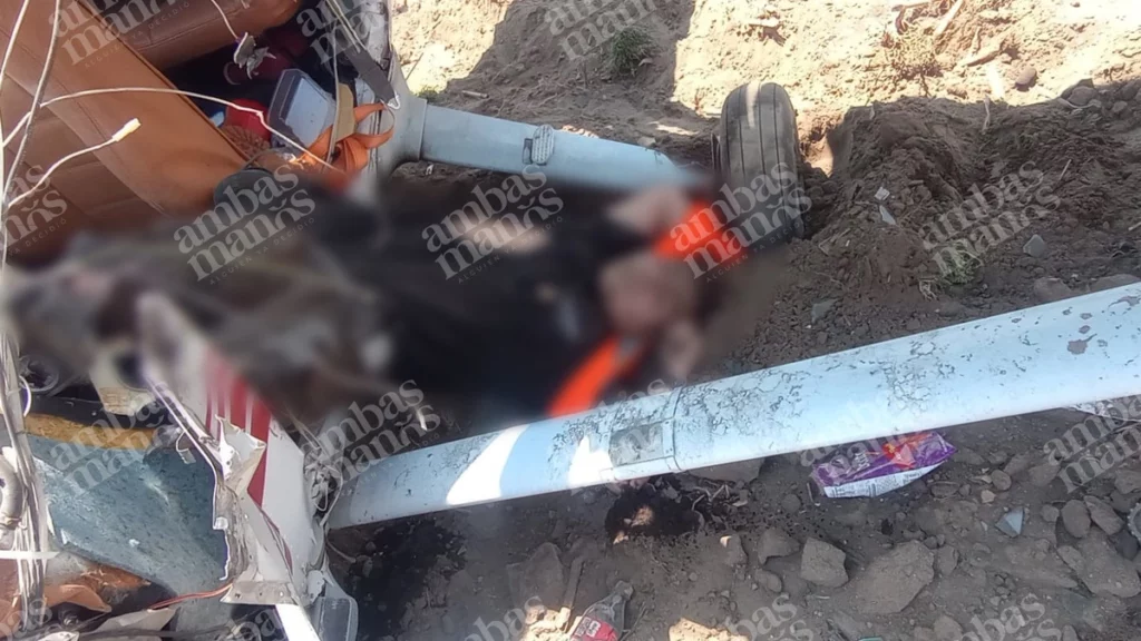 Tres muertos y un herido dejó la caída de una avioneta en Huejotzingo.