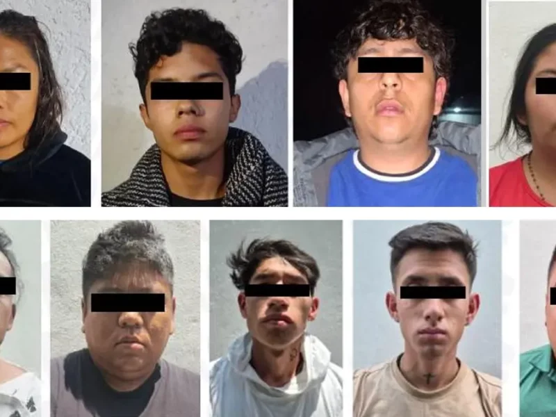 Desarticulan dos bandas de narcomenudeo y robo en Puebla; hay 9 detenidos