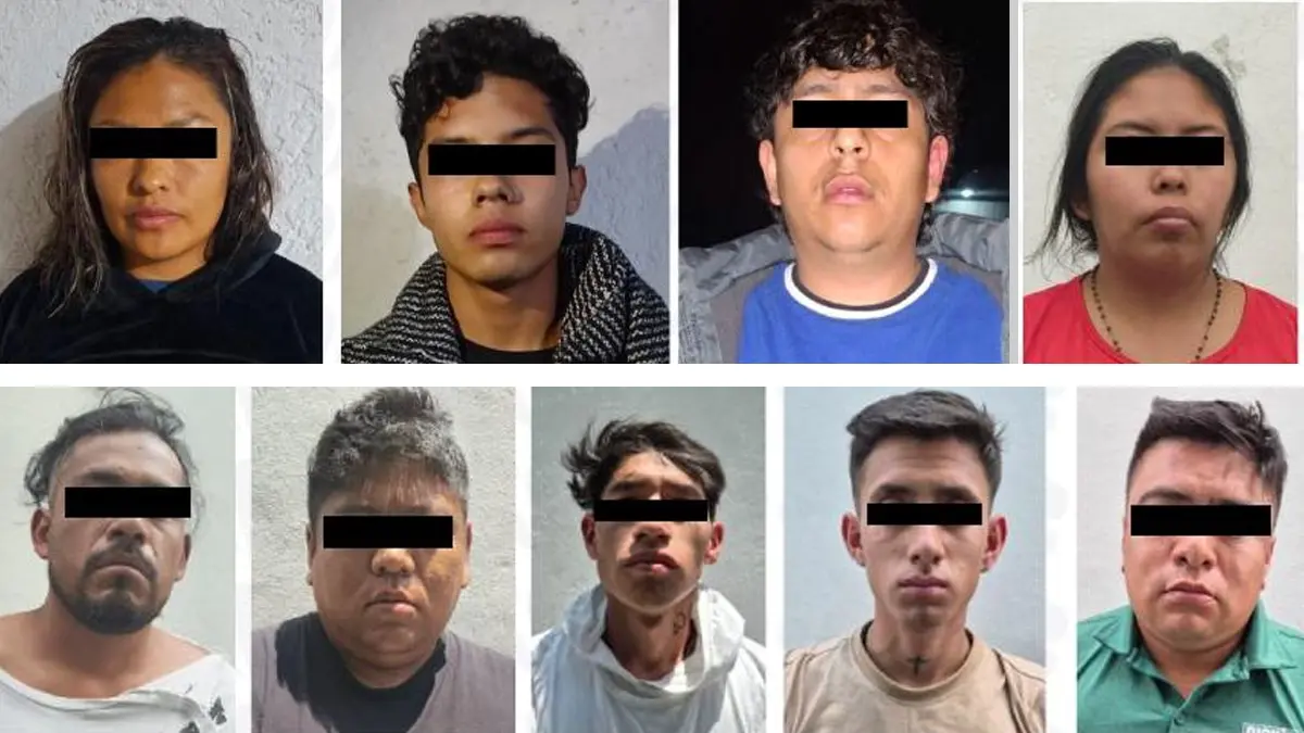 Desarticulan dos bandas de narcomenudeo y robo en Puebla; hay 9 detenidos