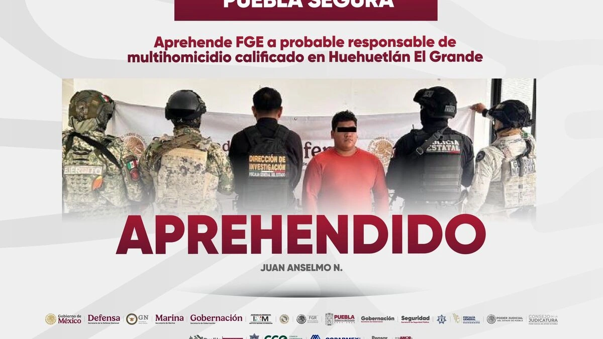 Cae el primero por los seis cadáveres de Huehuetlán; trabaja para “La Barredora” 
