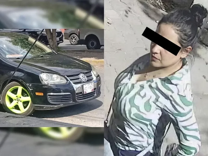 Circula en redes el rostro de la conductora que se va sin pagar la gasolina en Puebla